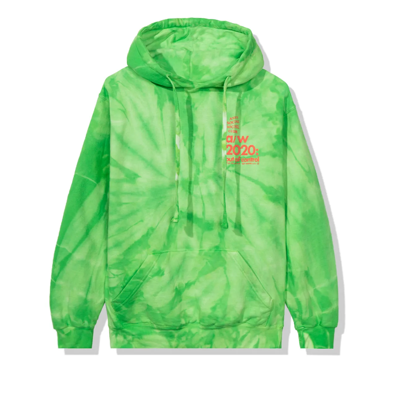 2020 Tie Dye Green Hoodie