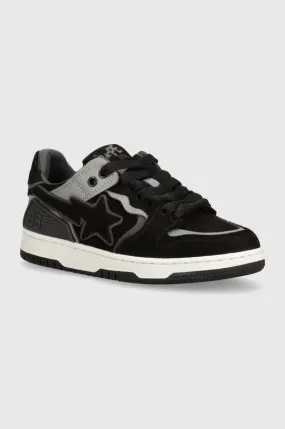 A Bathing Ape suede sneakers Bape Sk8 Sta #6 L black color 1K30291313