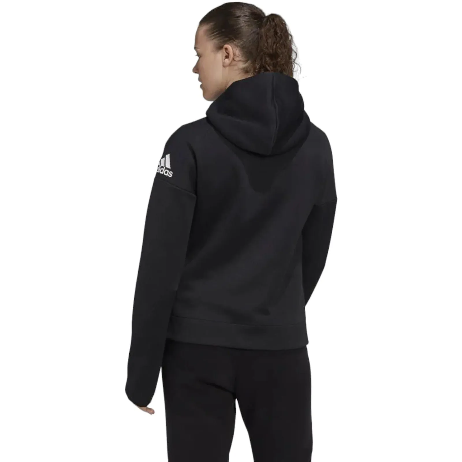 adidas Women's Z.N.E. Hoodie Fast Release Zipper - Black