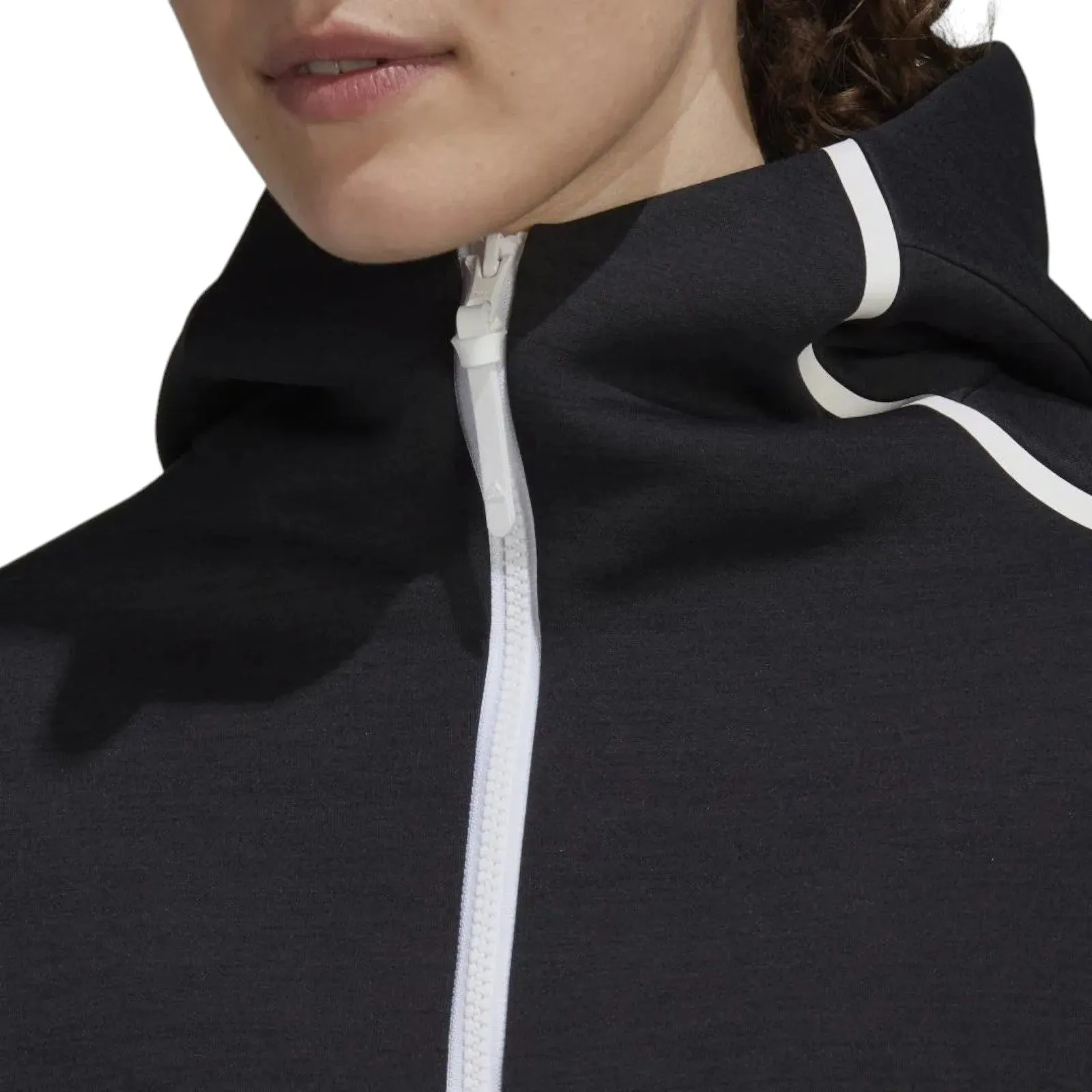 adidas Women's Z.N.E. Hoodie Fast Release Zipper - Black