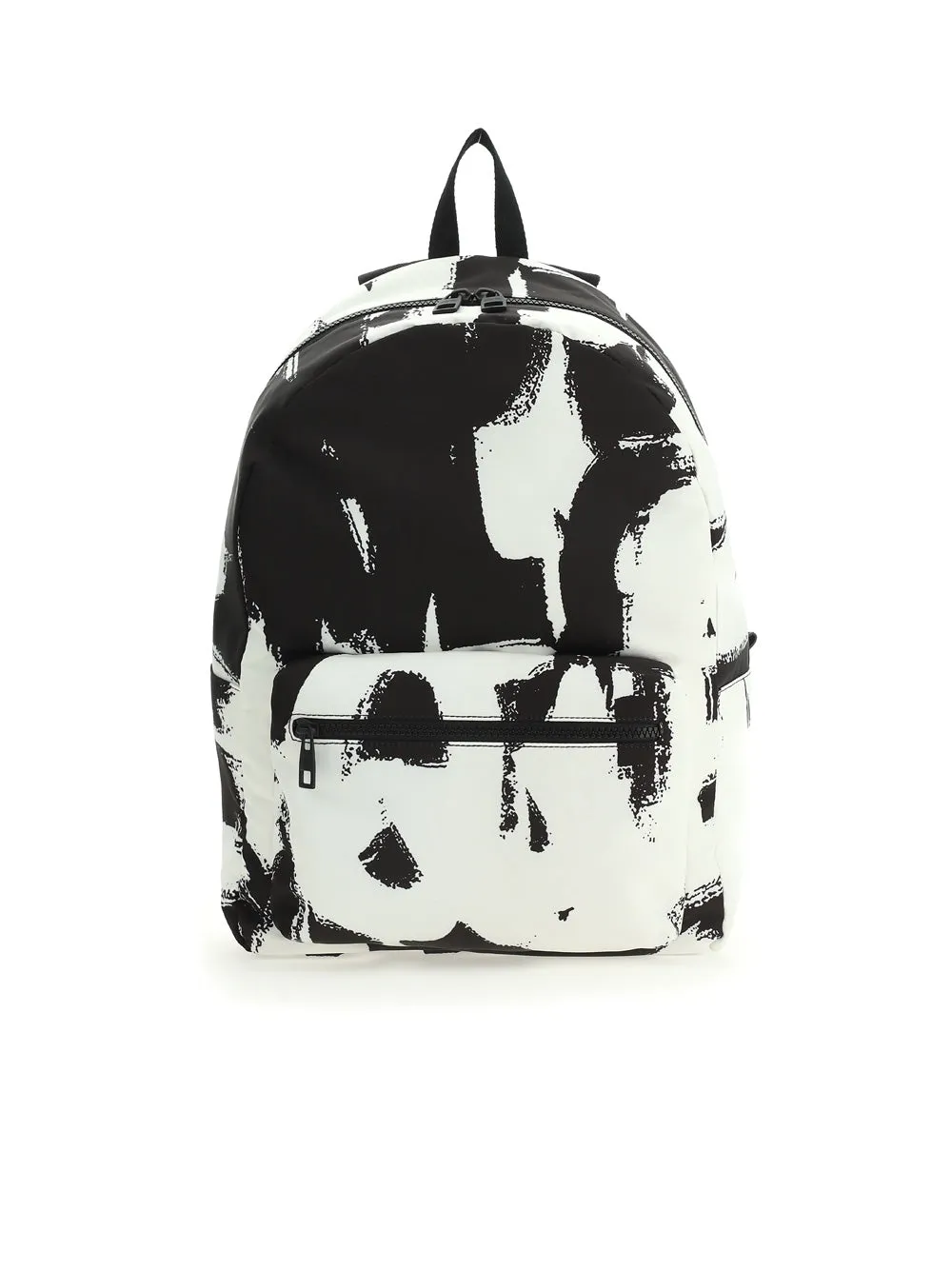 Alexander McQueen Graffiti-Printed Zipped Backpack