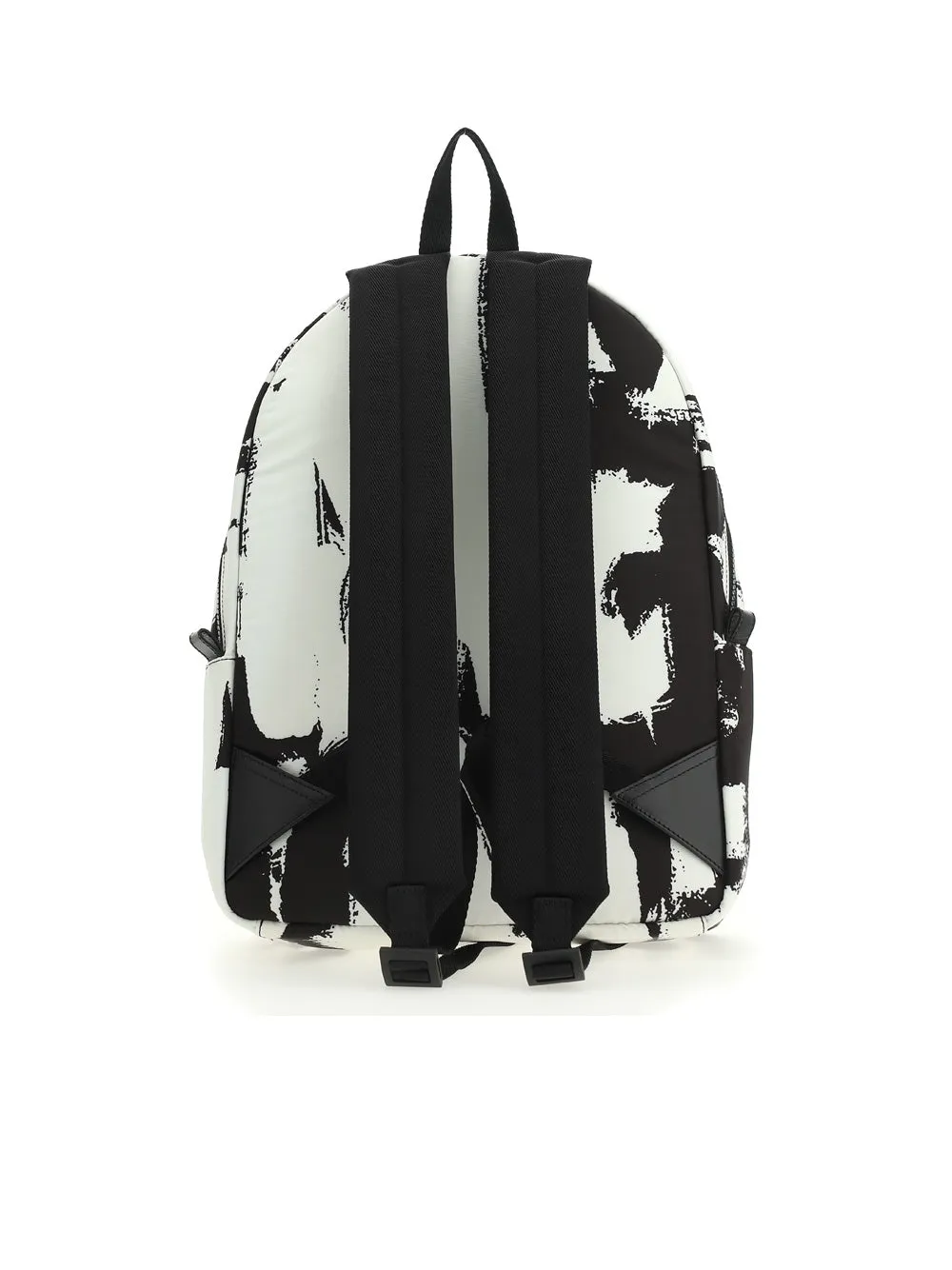 Alexander McQueen Graffiti-Printed Zipped Backpack