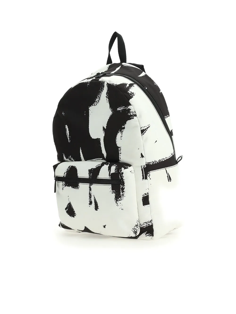 Alexander McQueen Graffiti-Printed Zipped Backpack