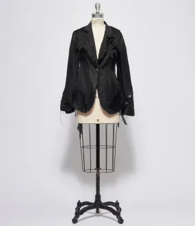 Archivio J.M. Ribot Black Silk Jacket