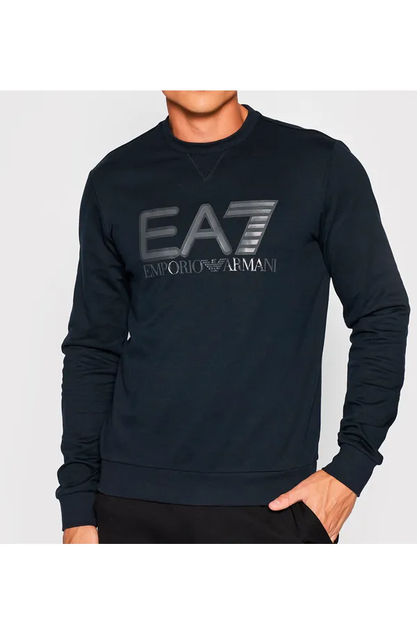 Armani EA7 Logo Sweat Navy