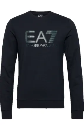 Armani EA7 Logo Sweat Navy