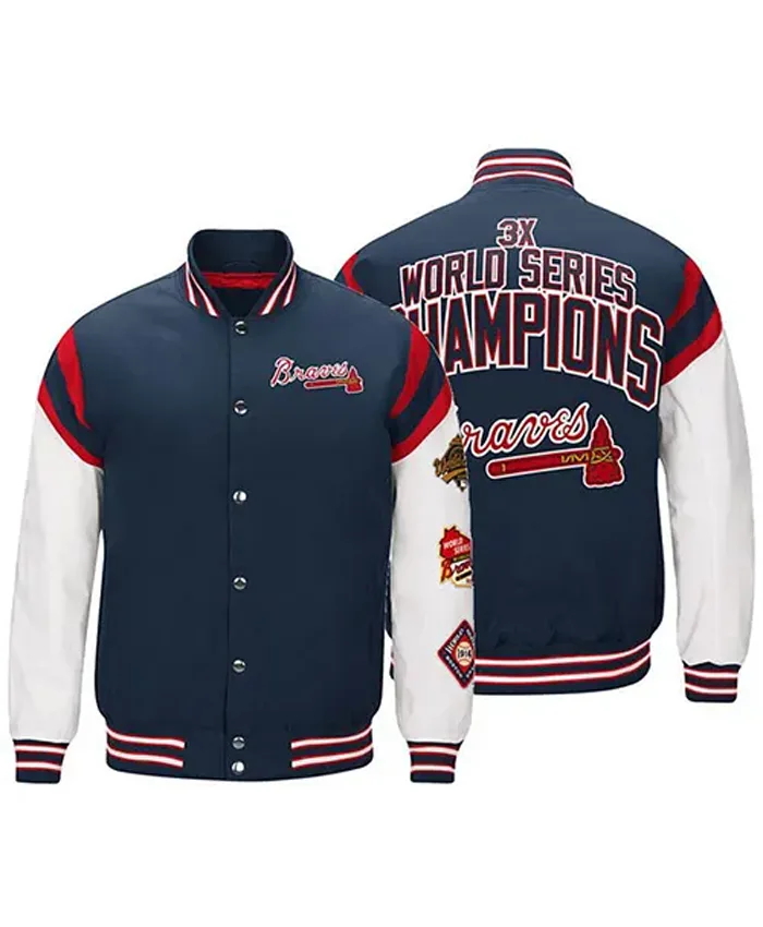 Atlanta Braves Championship Jacket - William Jacket