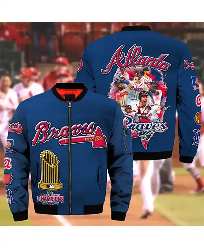 Atlanta Braves Championship Jacket - William Jacket