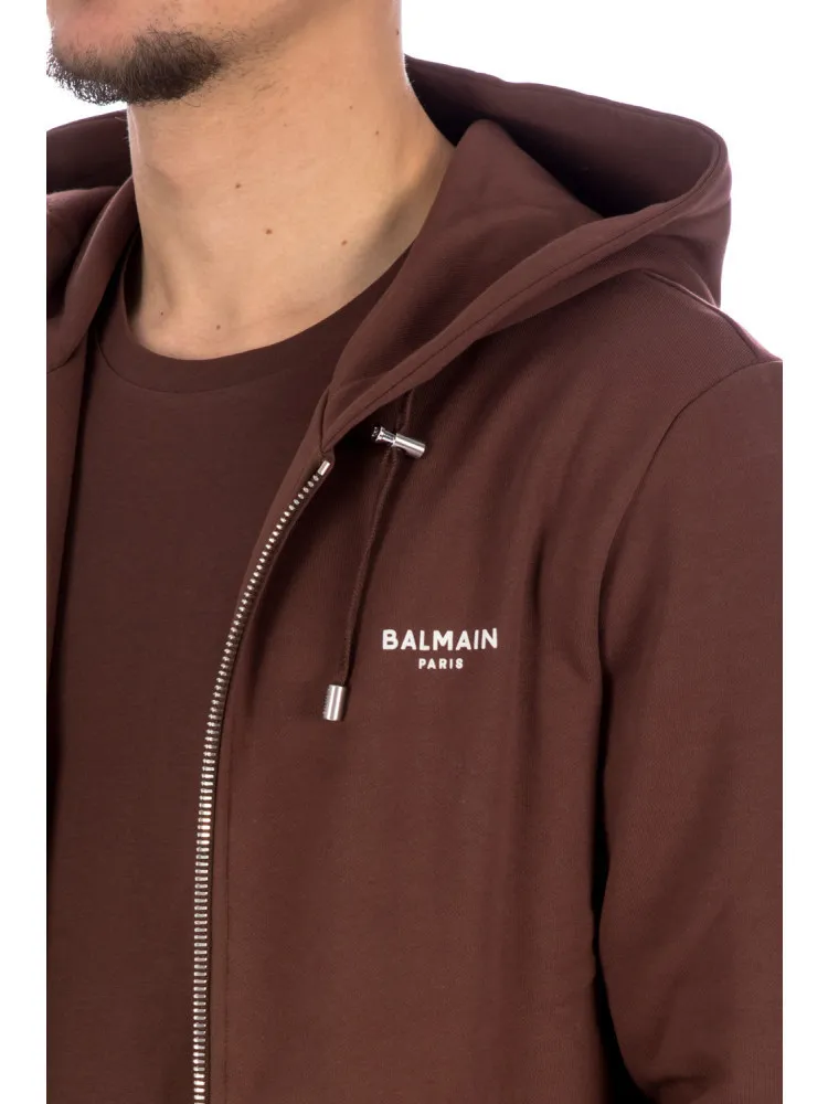 BALMAIN  |Plain Logo Luxury Hoodies