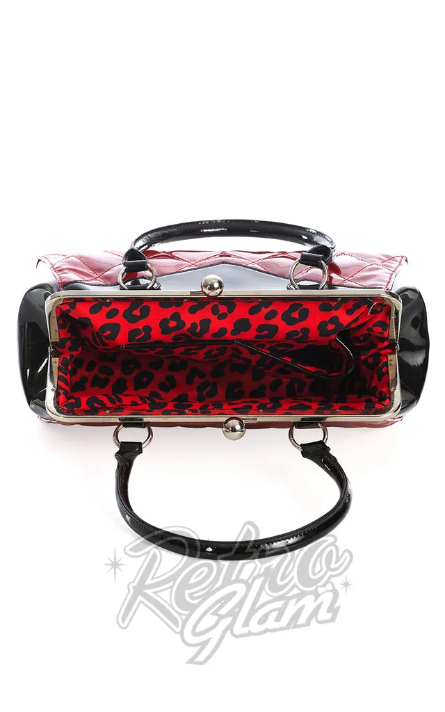 Banned Lilymae Handbag in Black and Red