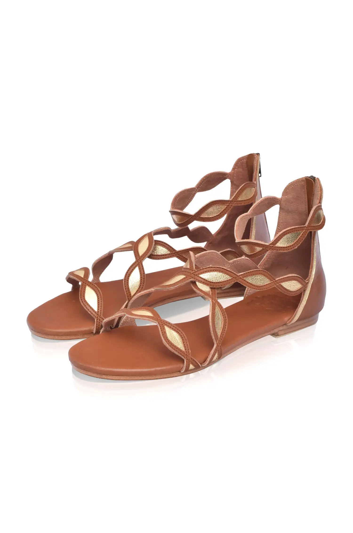 Blossom Leather Sandals