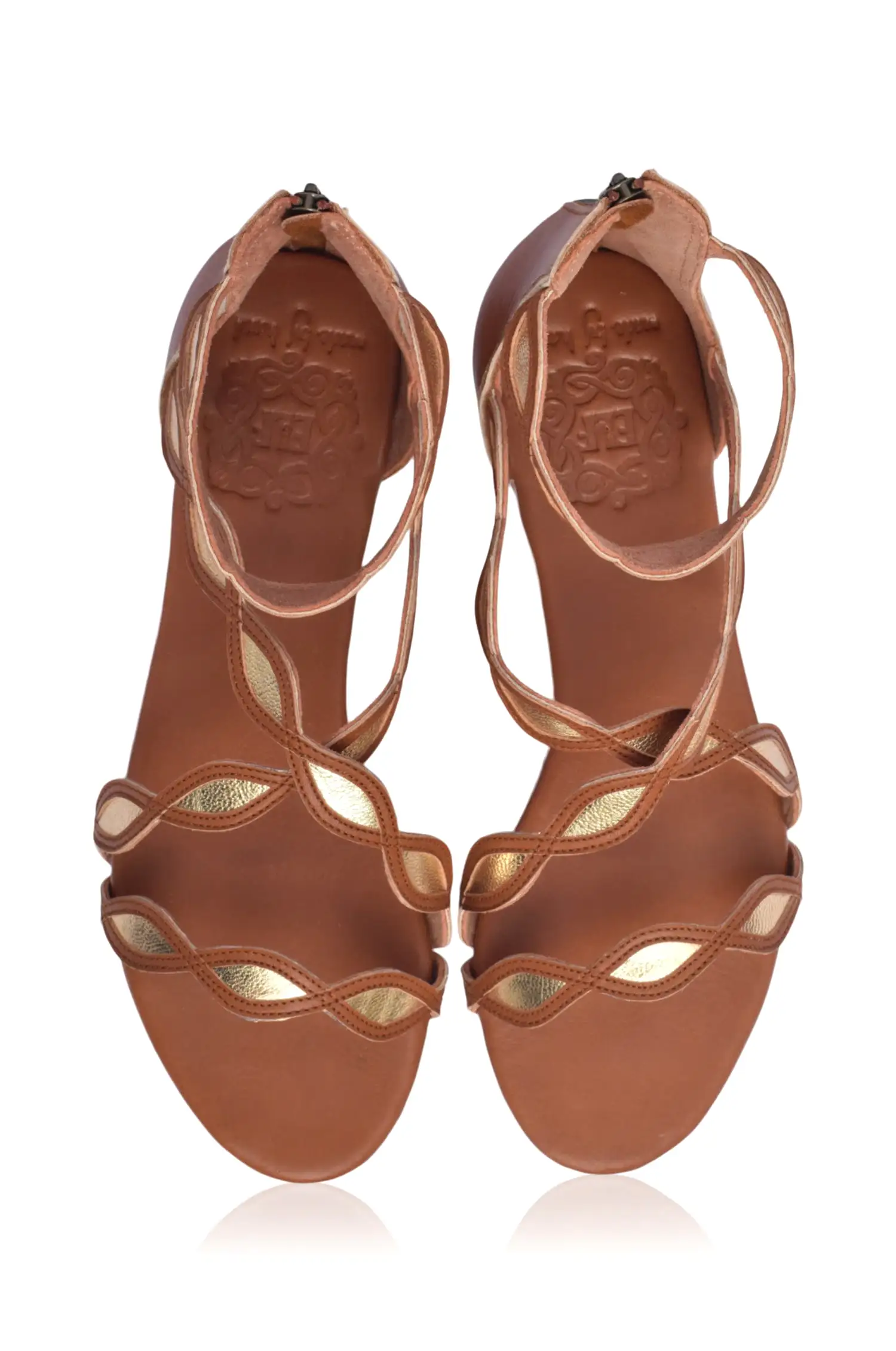 Blossom Leather Sandals