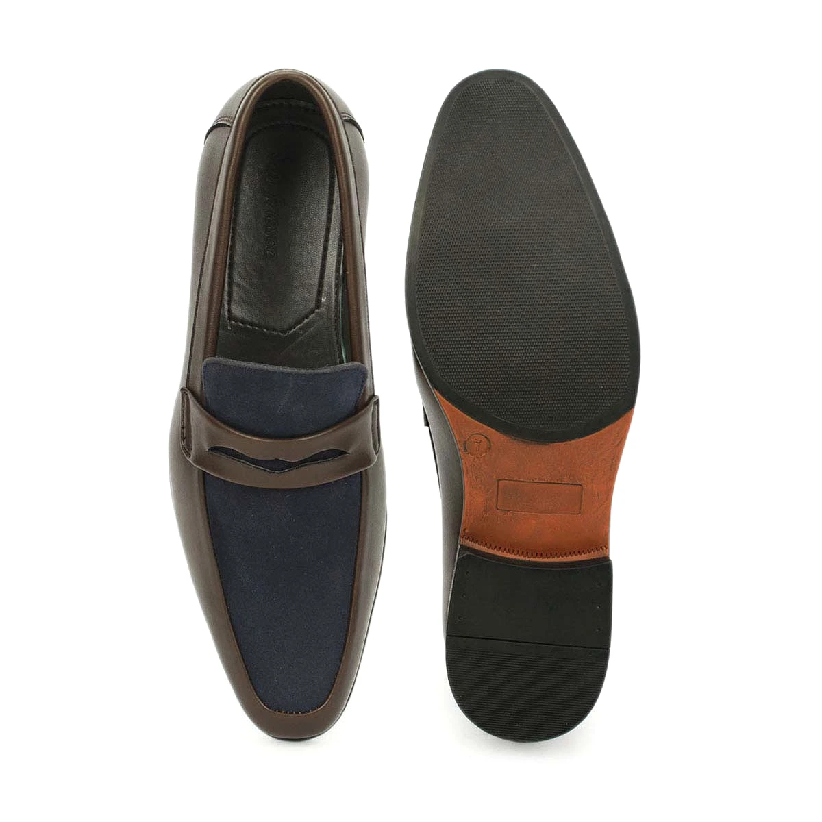 Brown Suede Slip-ons