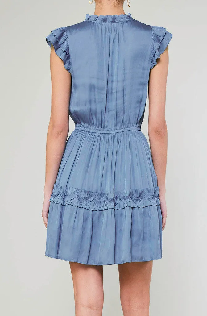 BRUNCH HOUR RUFFLE DRESS