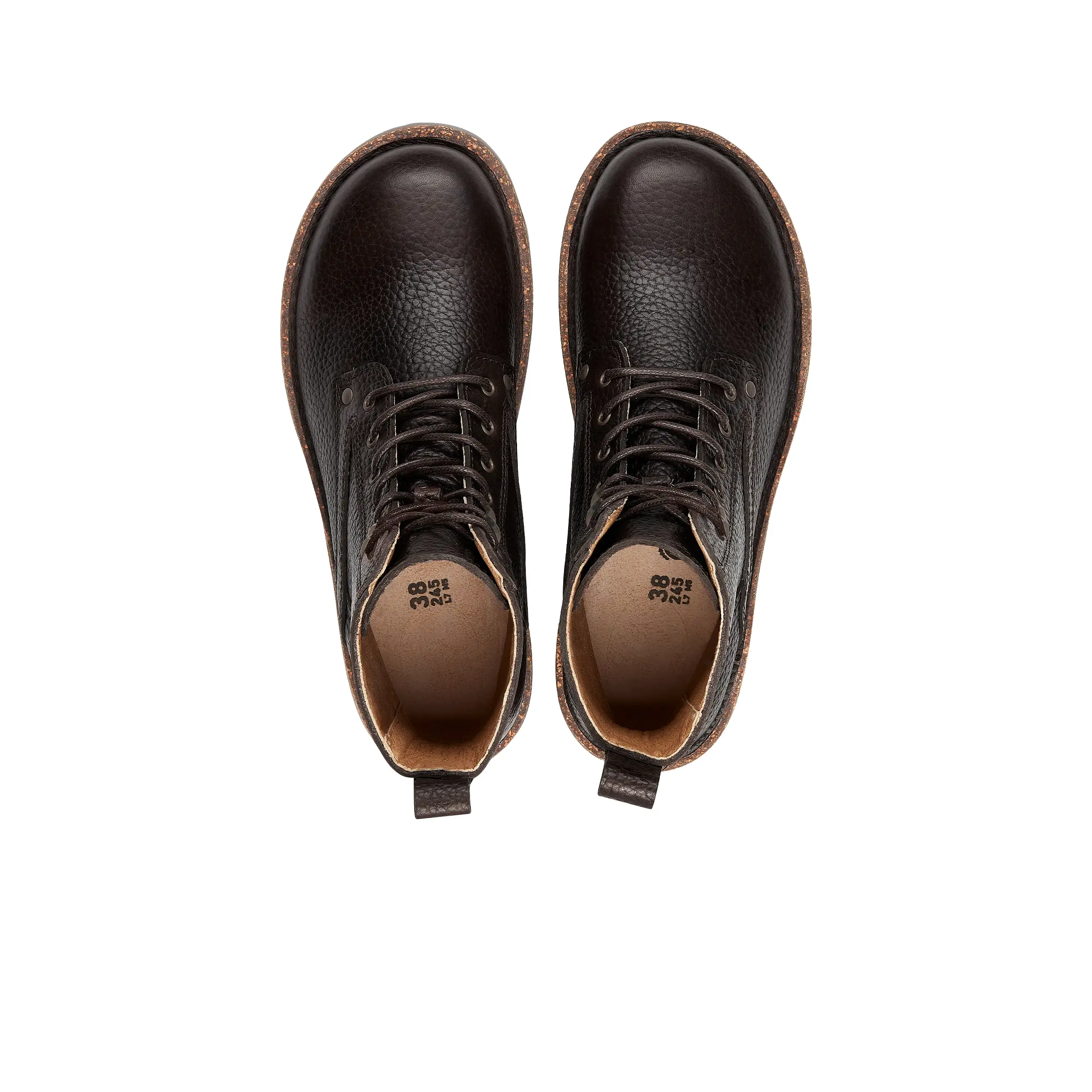 Bryson Ginger Grained Leather