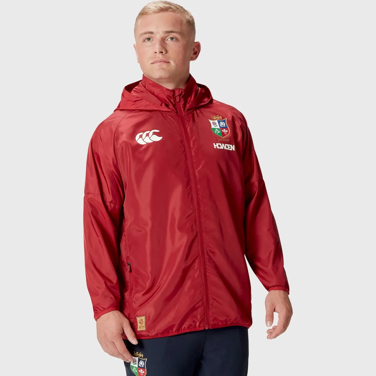 Canterbury British & Irish Lions Men's Lightweight Rain Jacket Red