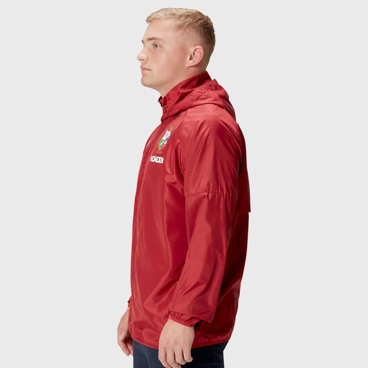 Canterbury British & Irish Lions Men's Lightweight Rain Jacket Red