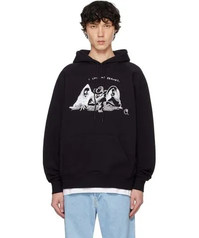 Carhartt Black Pepe Friends Hoodie