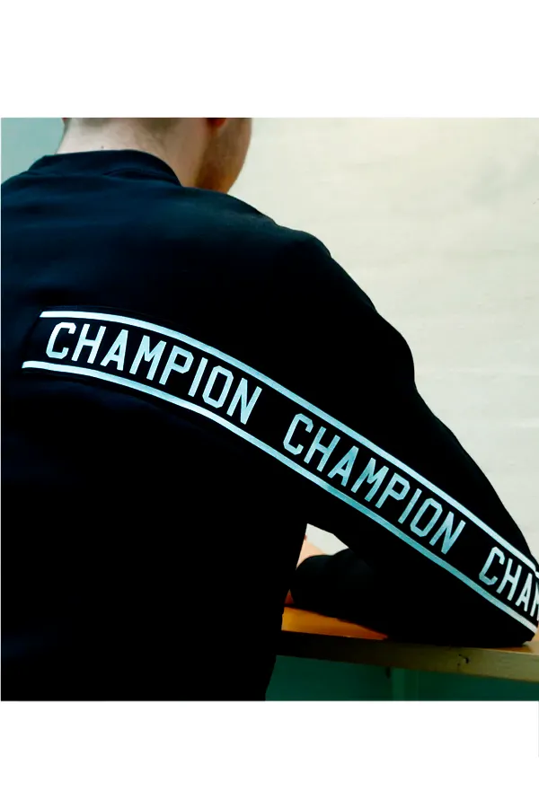 Champion American Tape Sweatshirt Black