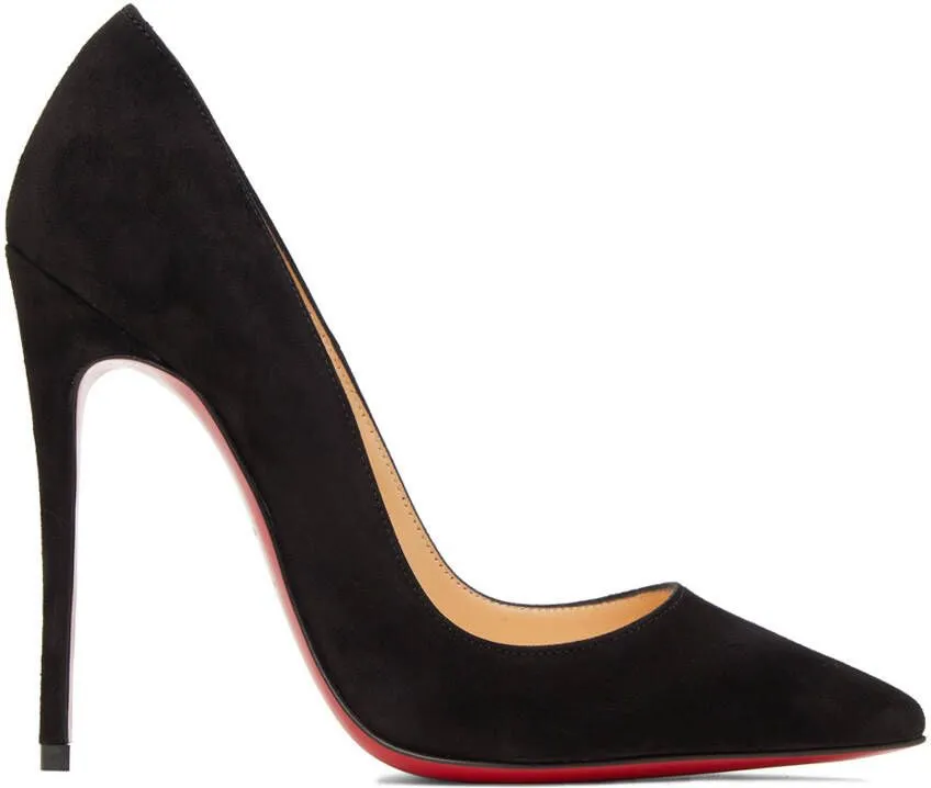 Christian Louboutin Black Suede So Kate 120 Heels