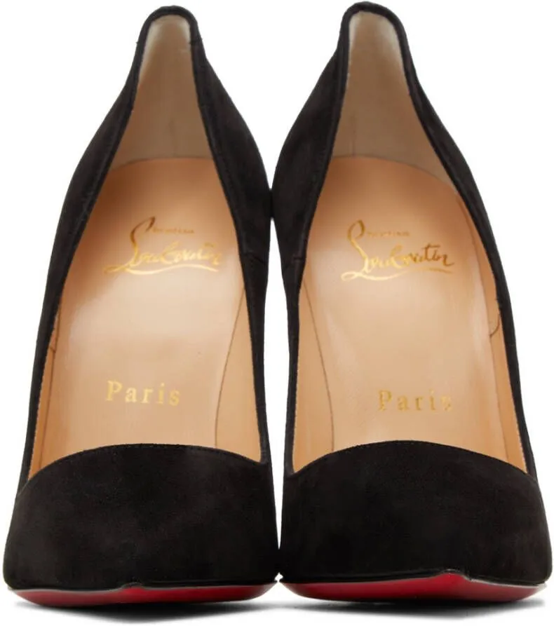 Christian Louboutin Black Suede So Kate 120 Heels