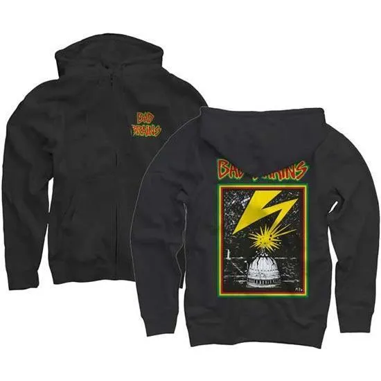 CLEARANCE - Hoodie - Bad Brains - Front Logo - Zip