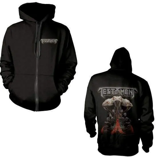 CLEARANCE - Hoodie - Testament - Brotherhood of the Snake - Zip