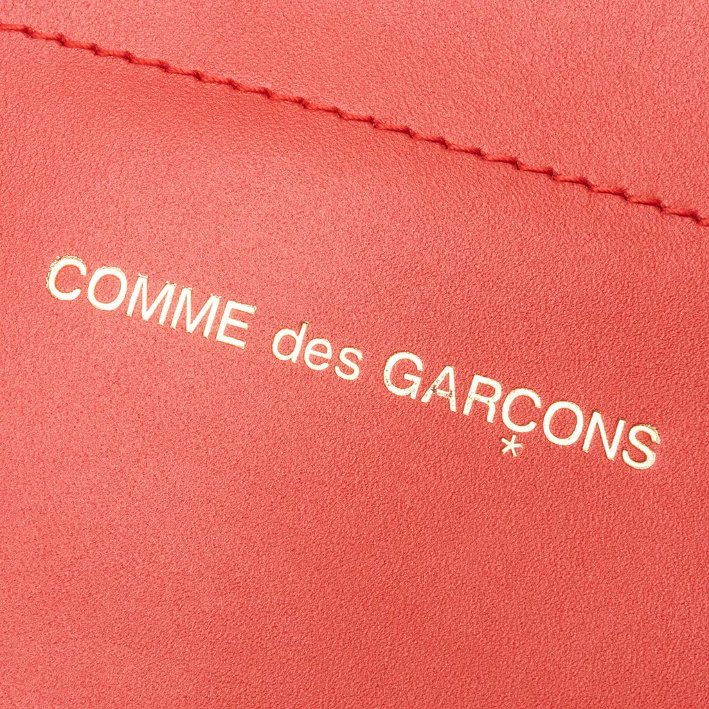 COMME des GARONS WALLET Huge Logo Tote Bag - Red