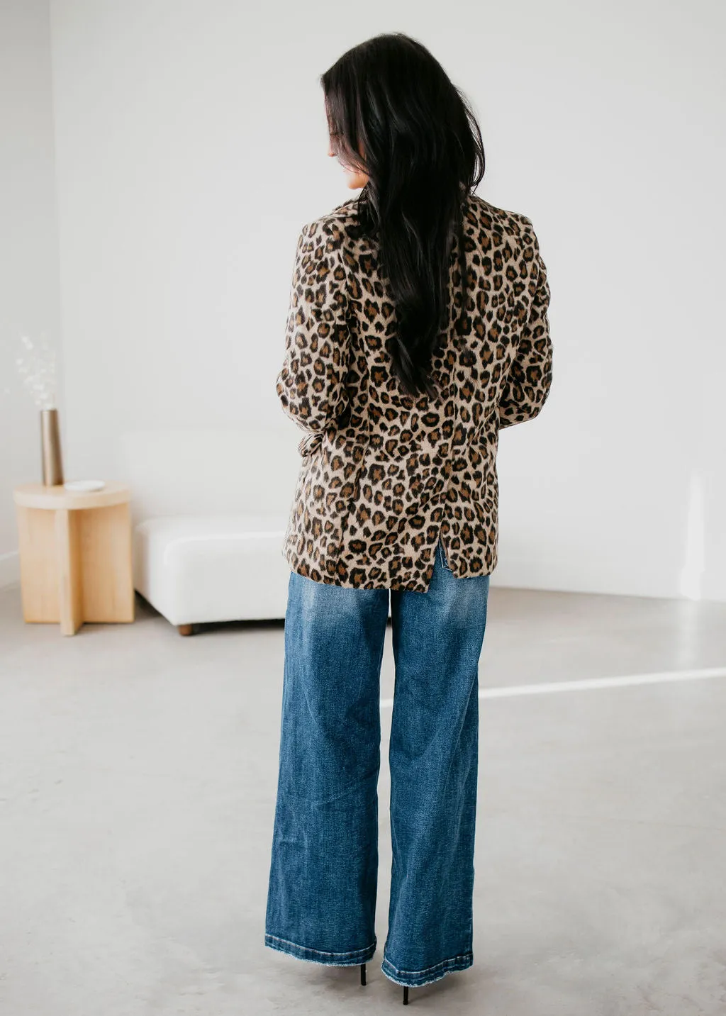 Cosette Leopard Print Blazer