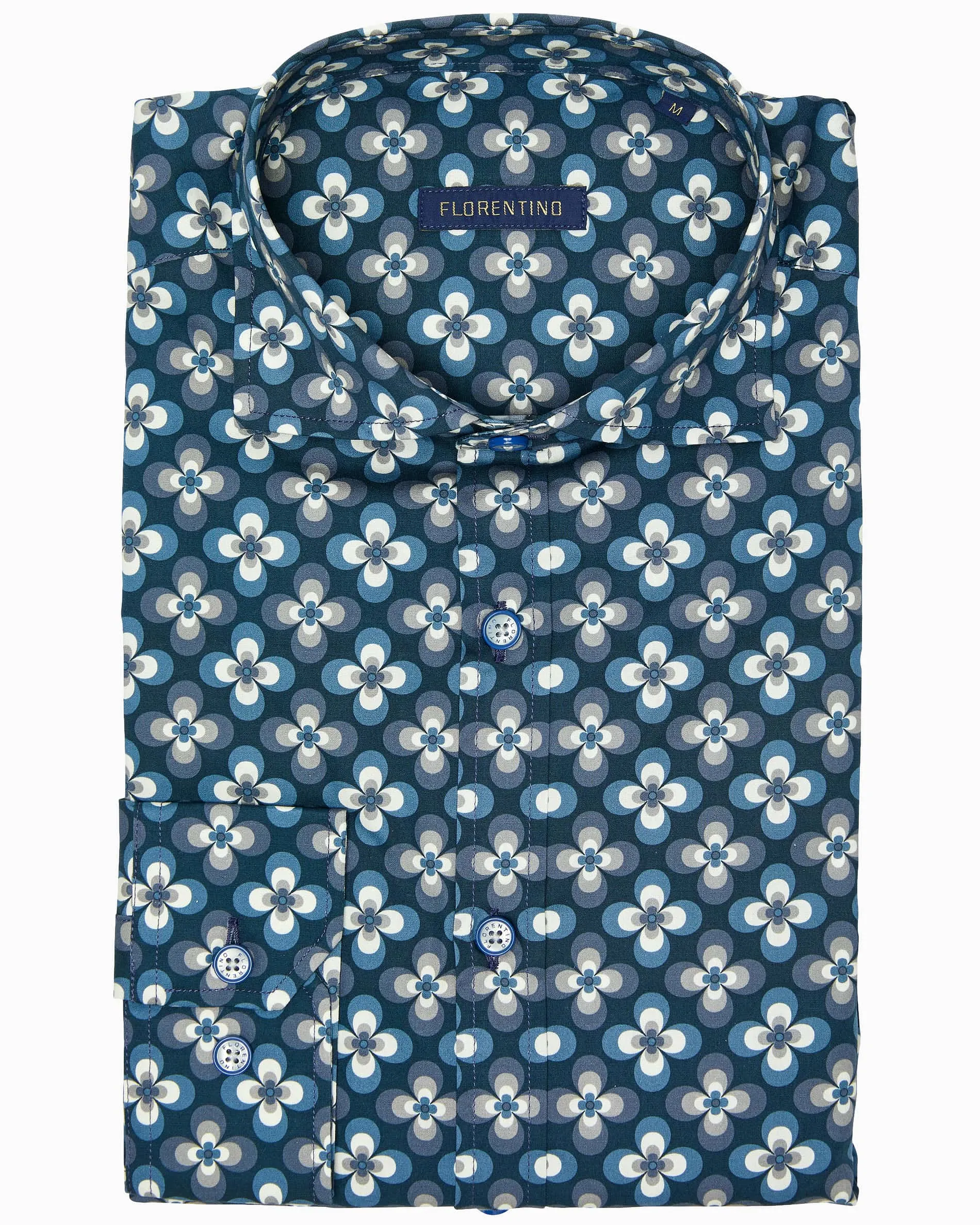 Cotton Shirt with Floral Print