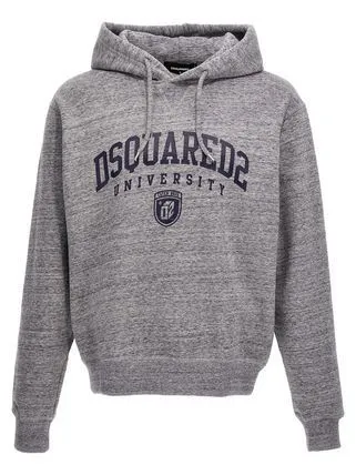 D SQUARED2  |Cotton Logo Luxury Hoodies