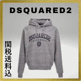 D SQUARED2  |Cotton Logo Luxury Hoodies