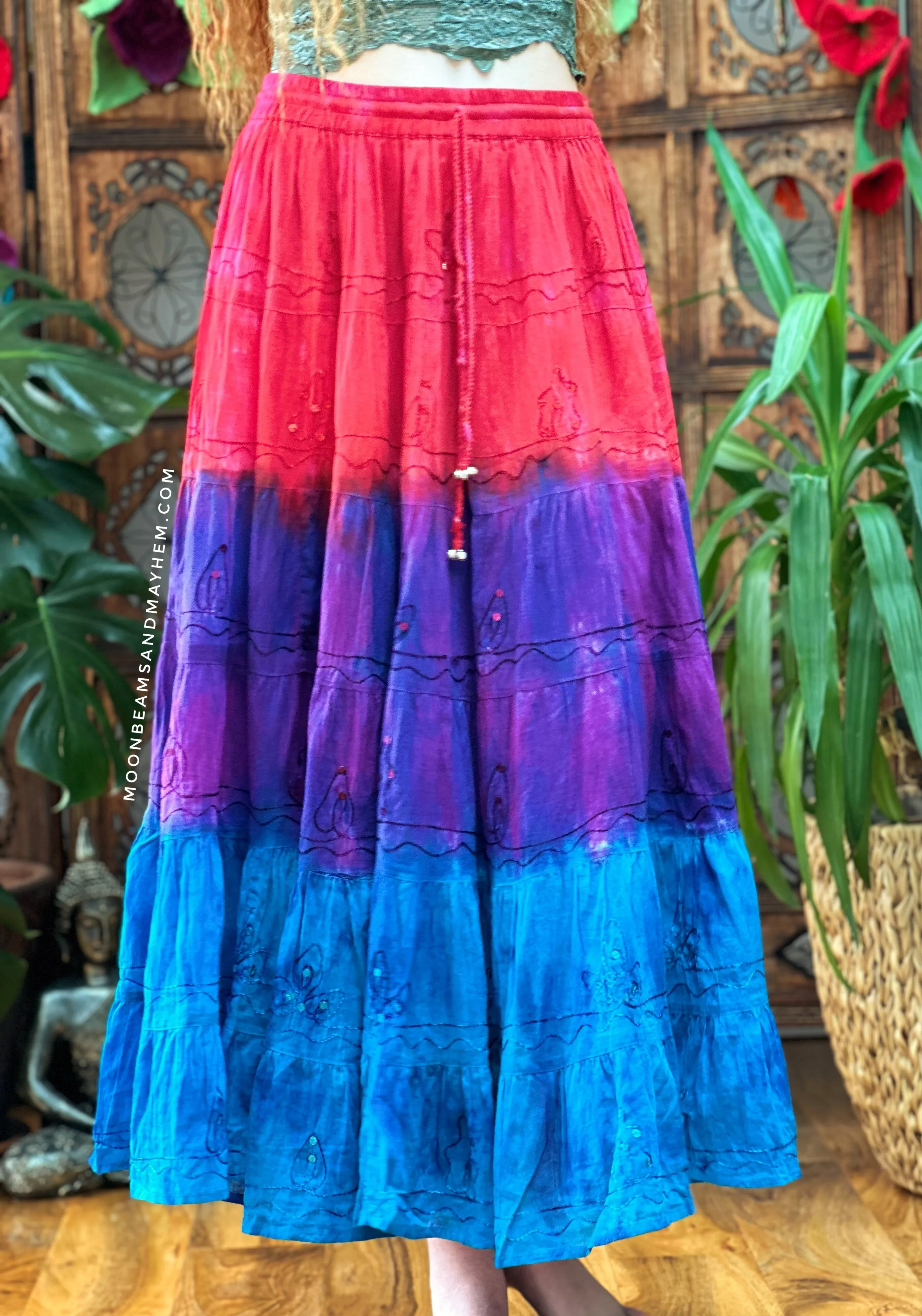 DIP DYE ROSELLA SKIRT