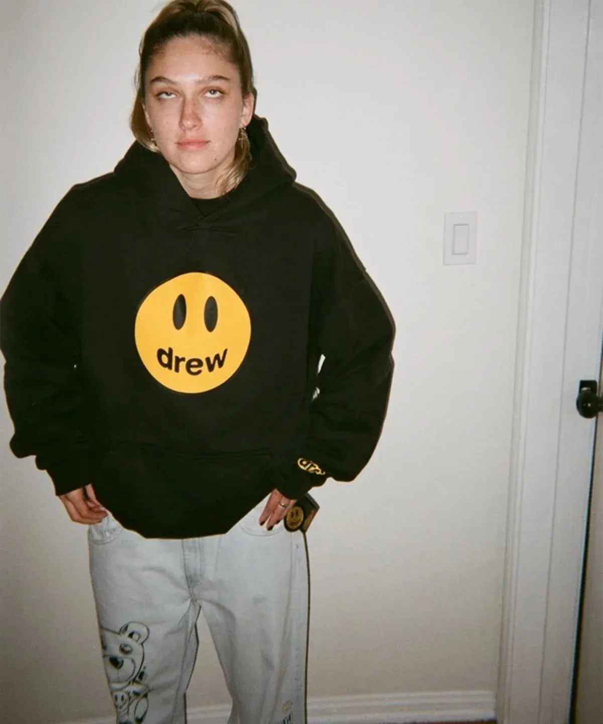 drew house  |Plain Logo Hoodies