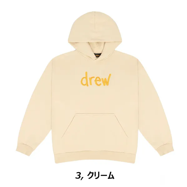 drew house  |Plain Logo Hoodies