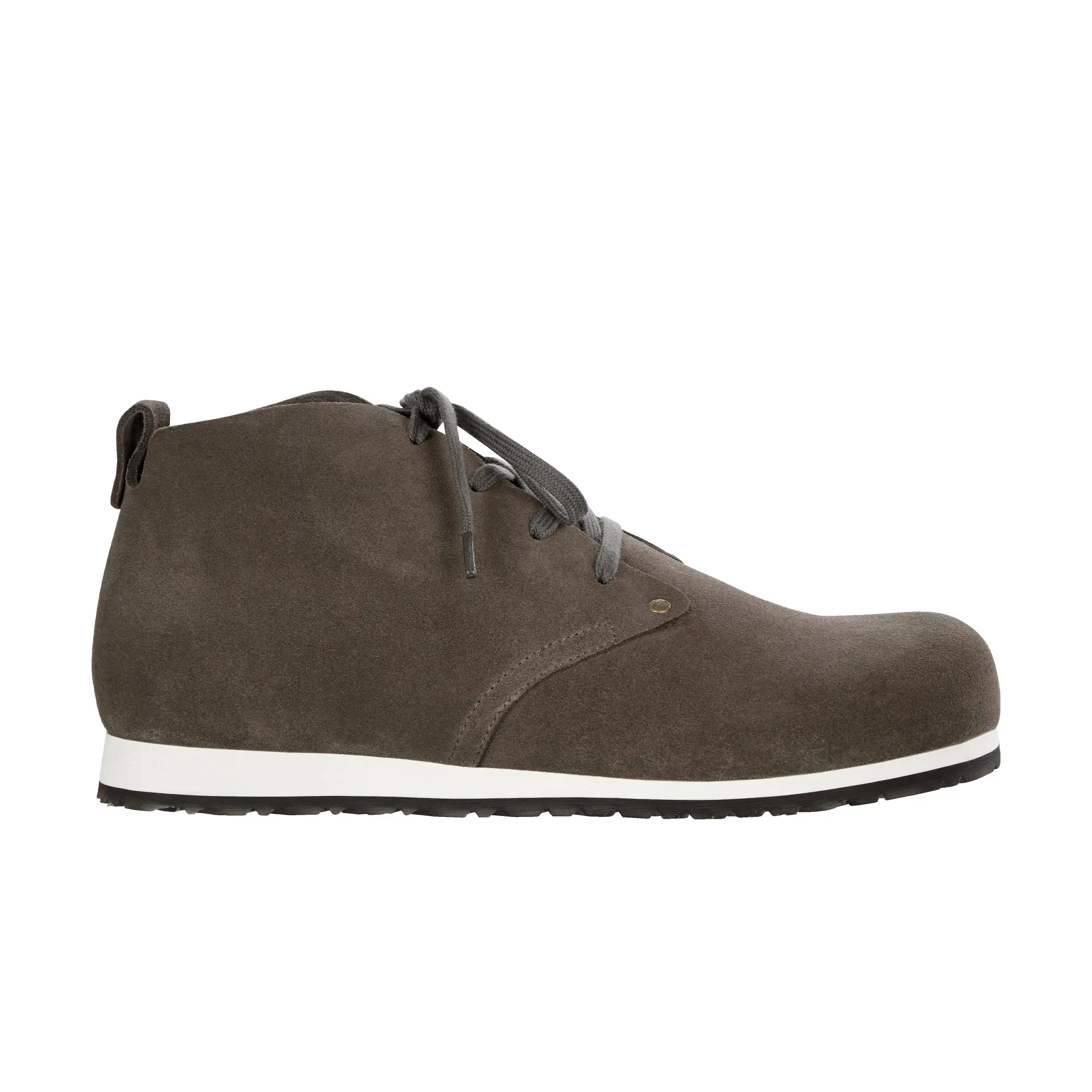 Dundee Plus Men Dark Taupe Suede Leather