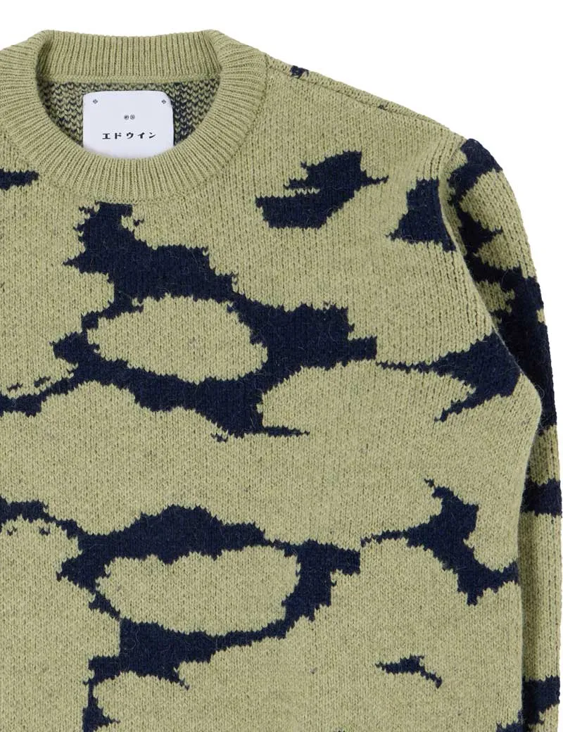 Edwin W' Gill Sweater Navy Sage