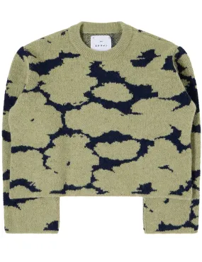 Edwin W' Gill Sweater Navy Sage