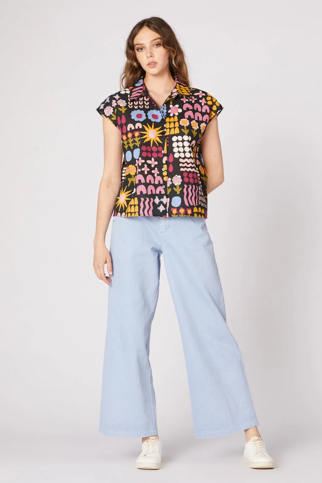 Elsie Patchwork Blouse