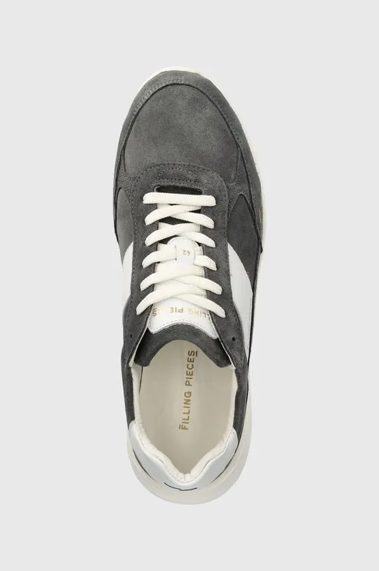 Filling Pieces suede sneakers gray color