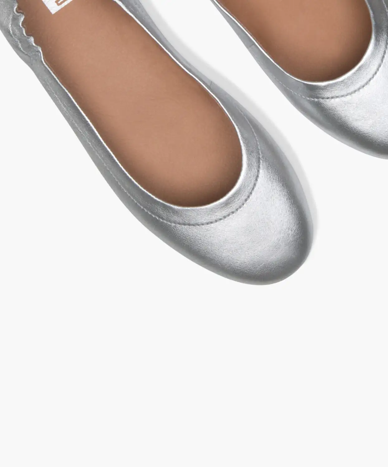 FitFlop Allegro Ballet Flats Silver