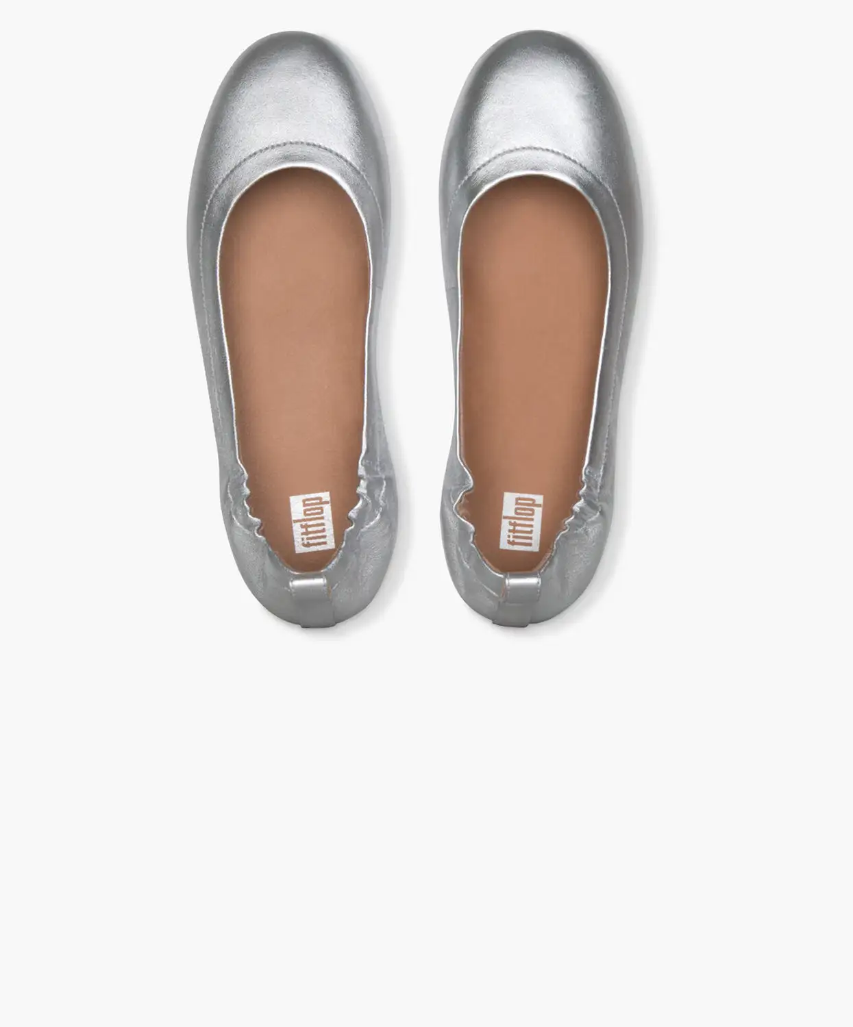 FitFlop Allegro Ballet Flats Silver