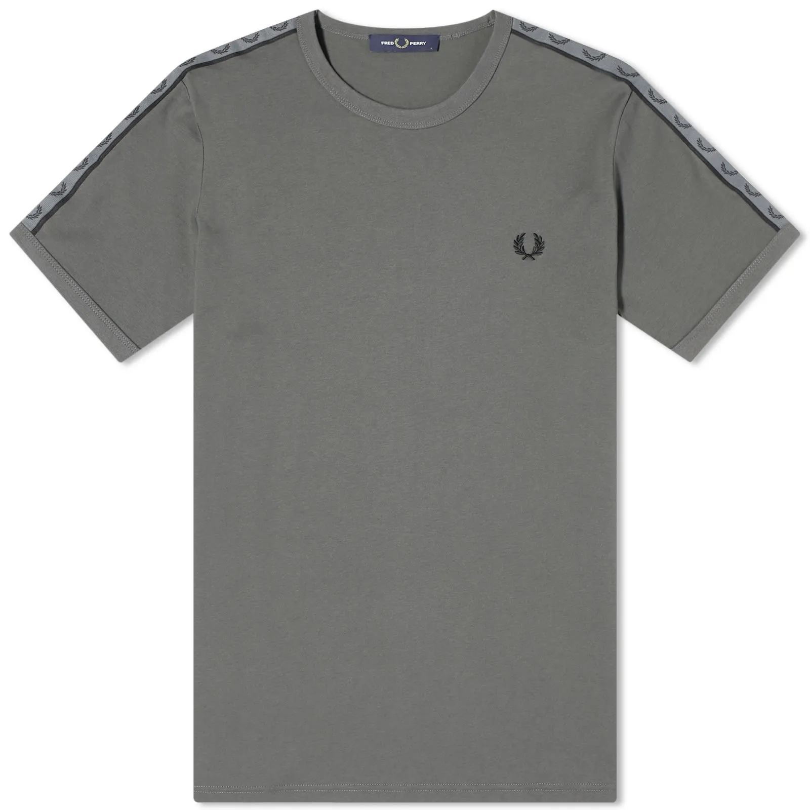 Fred Perry Contrast Tape Ringer T-ShirtField Green