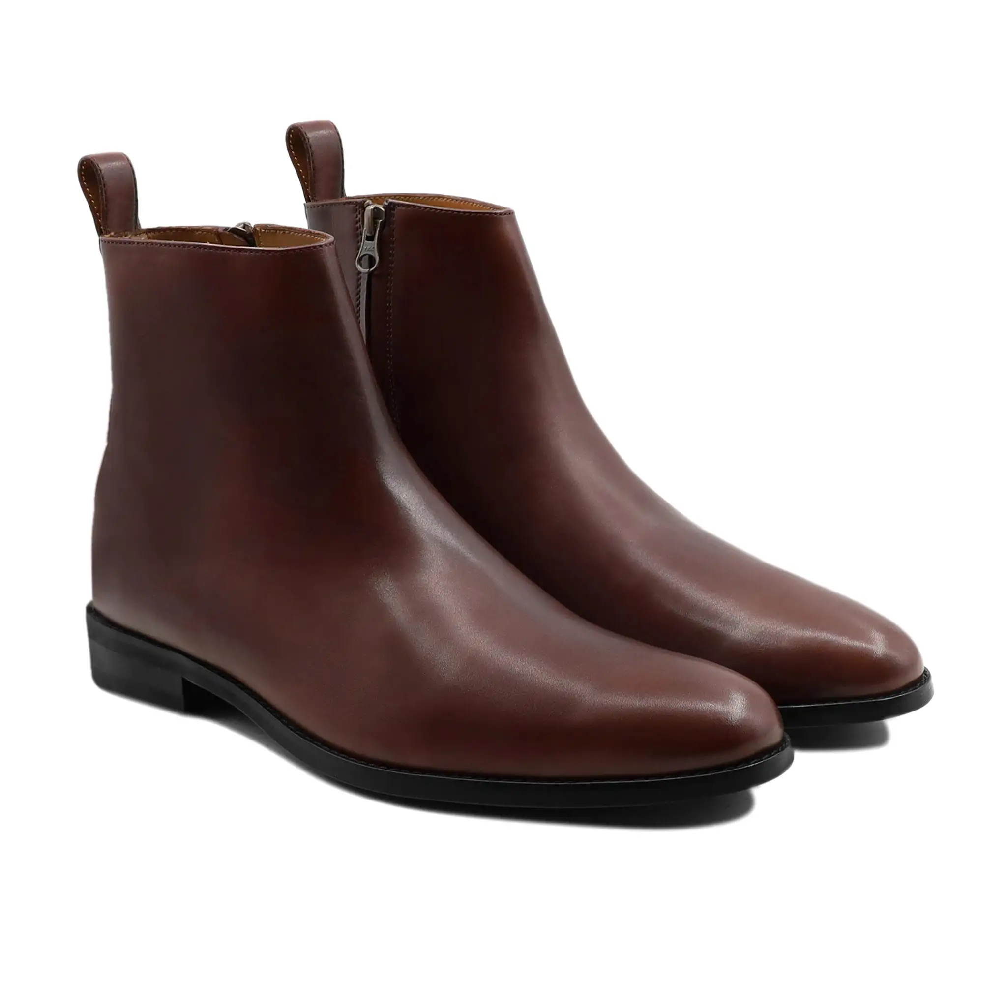 Frisco - Men's Brown Calf Leather Chelsea Boot