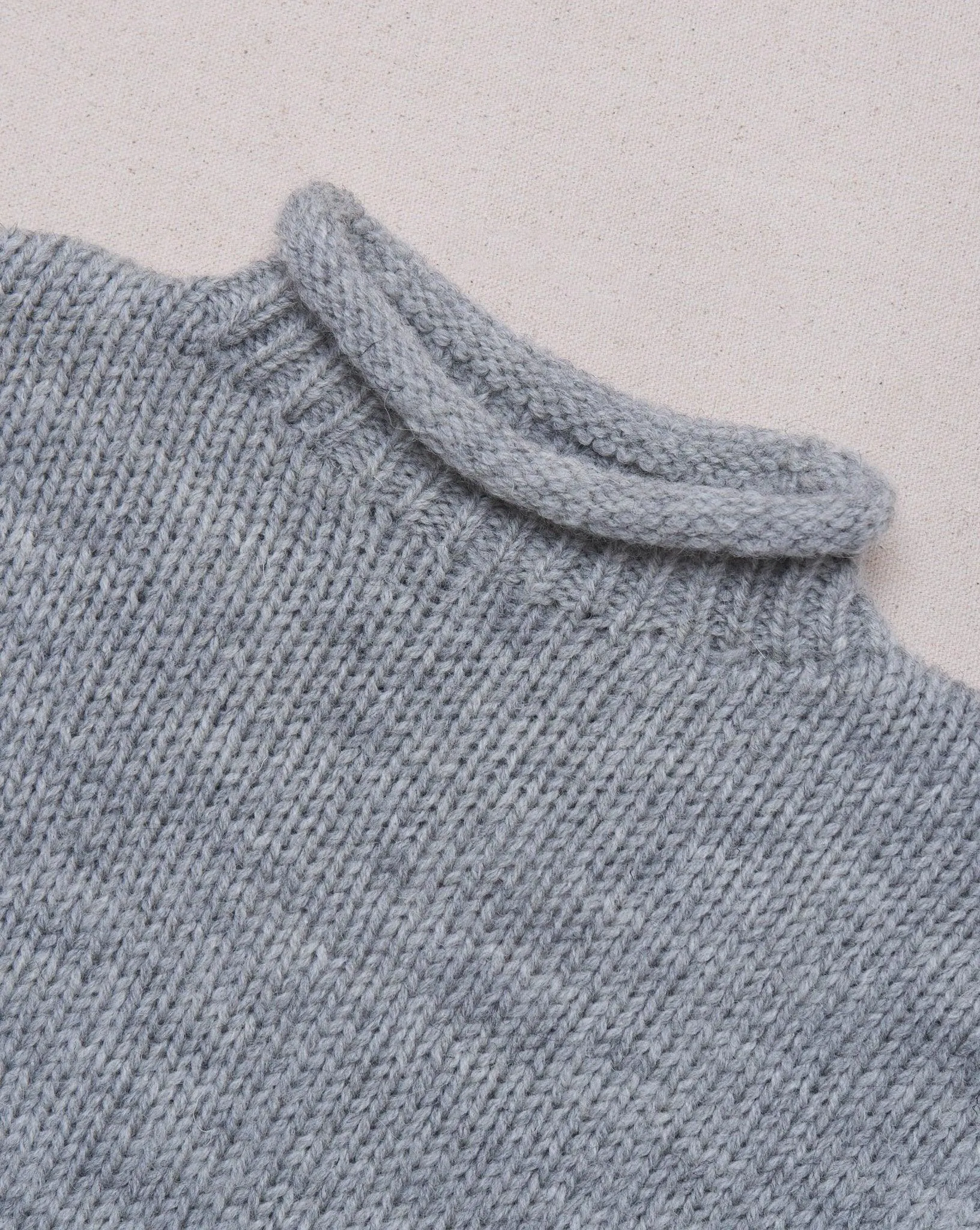 Fullcount Old Fisherman Wool Sweater - Heather Grey