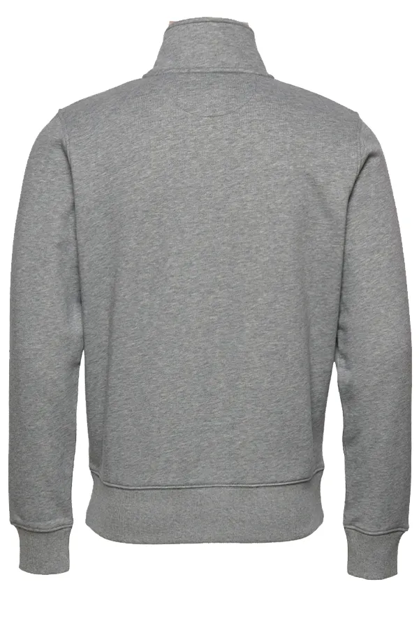 GANT 1/4 Zip Regular Grey