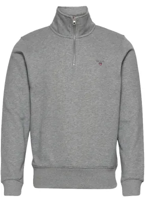 GANT 1/4 Zip Regular Grey