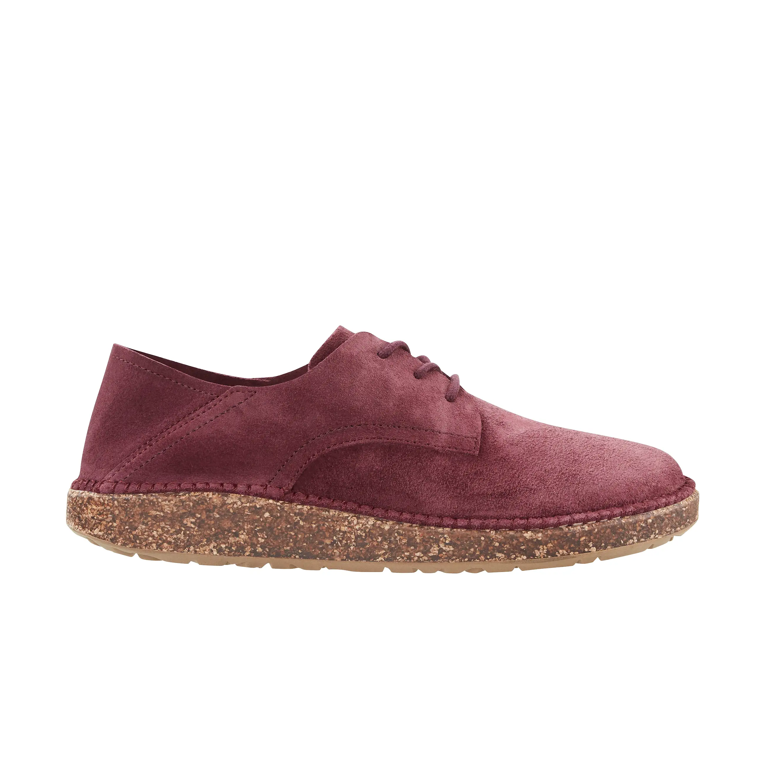 Gary Maroon Suede Leather