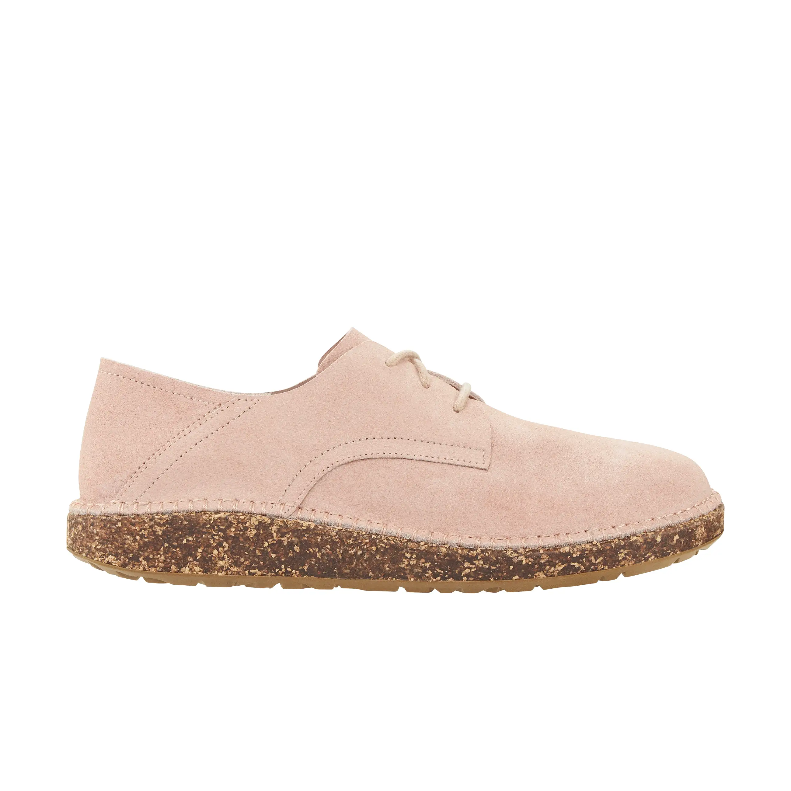 Gary Soft Pink Suede Leather