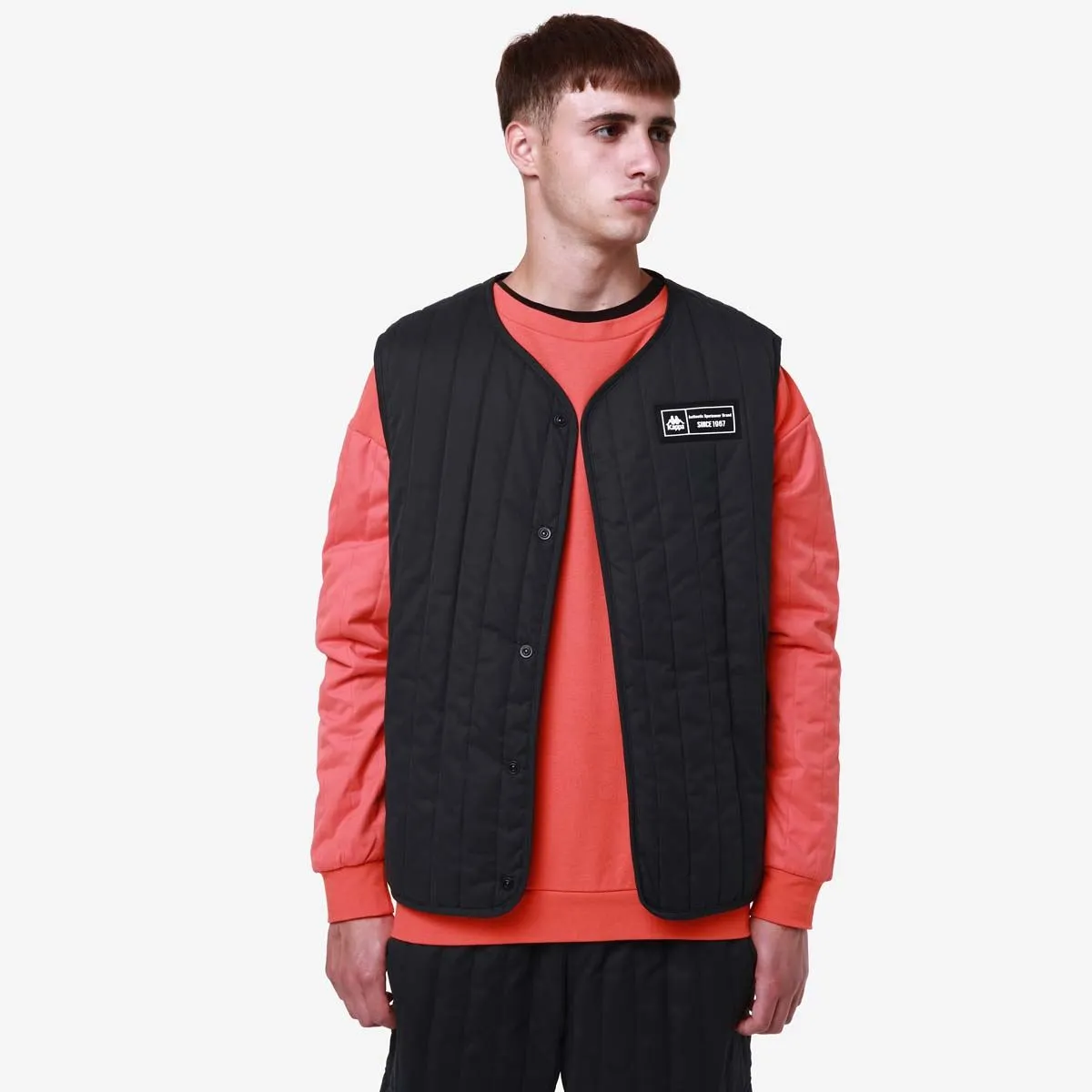 Gilet KAPPA smanicato tech nero